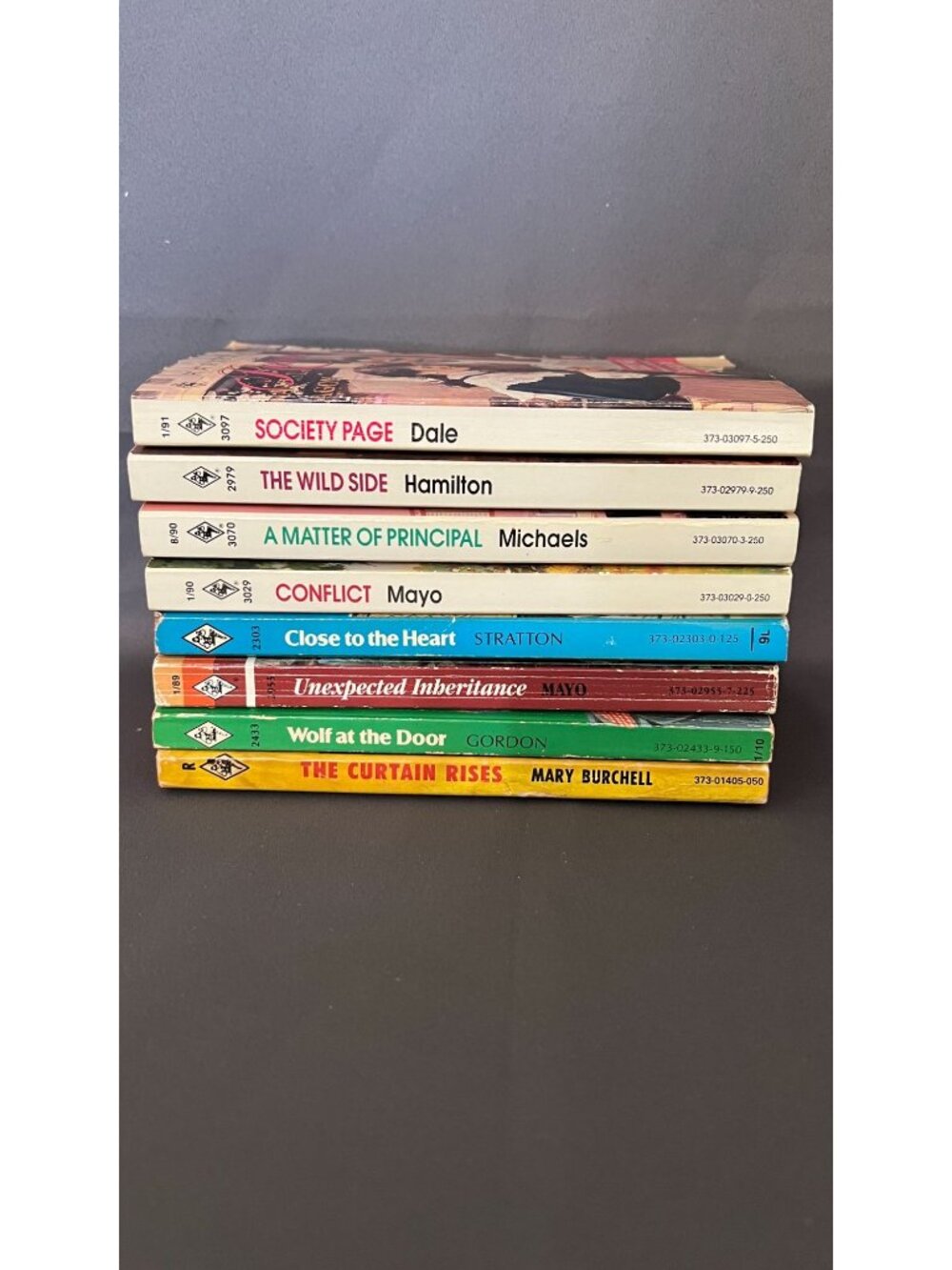 Vintage Harlequin Romance Book Set Of 8 Titles By Various Authors Classic Romanc